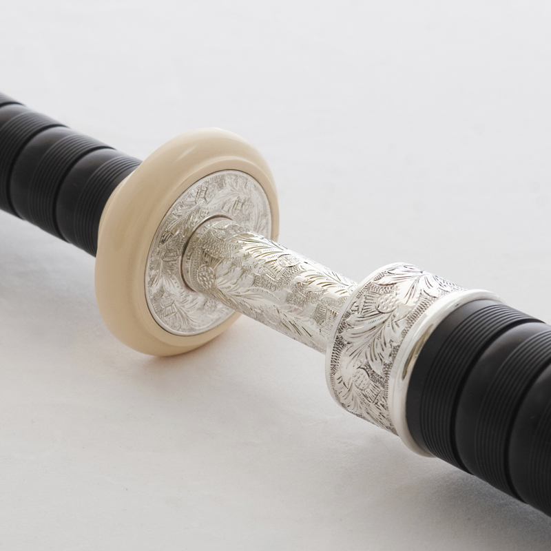 McCallum AB9-Half Silver Blackwood Bagpipe