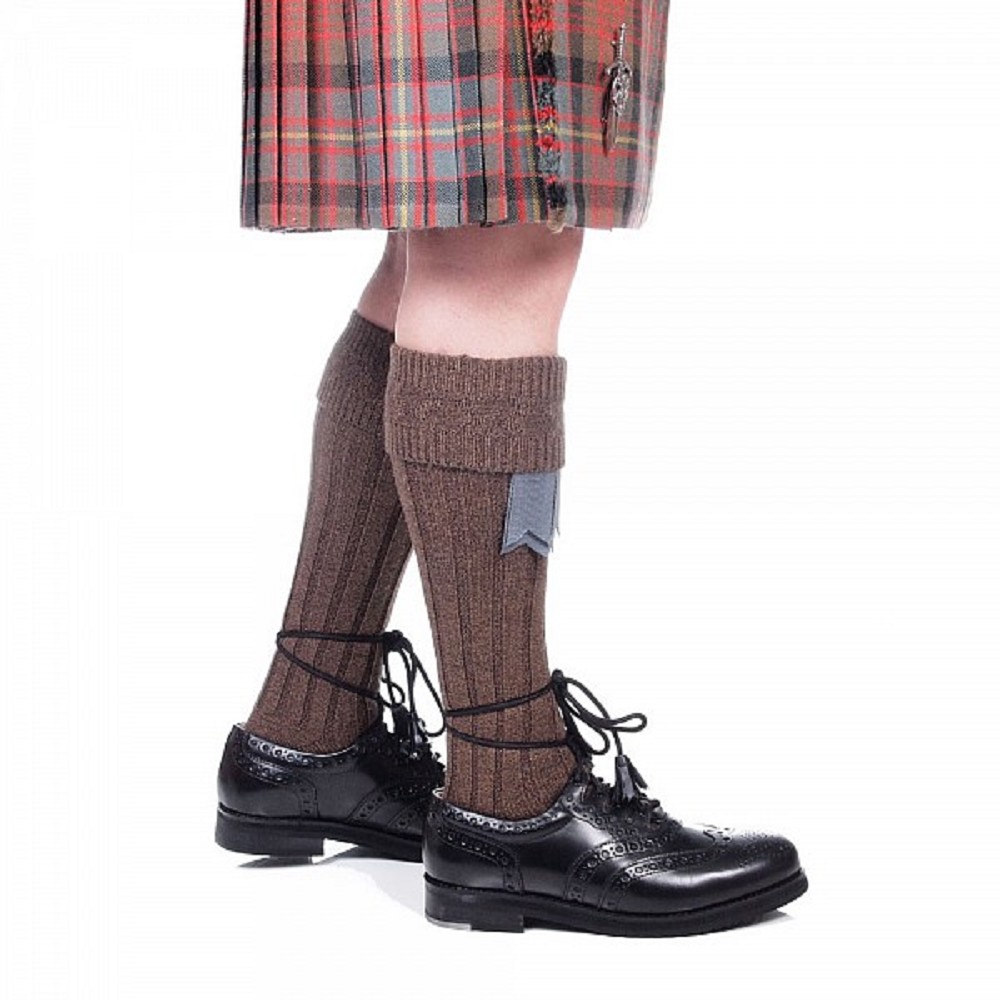 Chaussette Kilt, Marron Chaussette Kilt, Marron