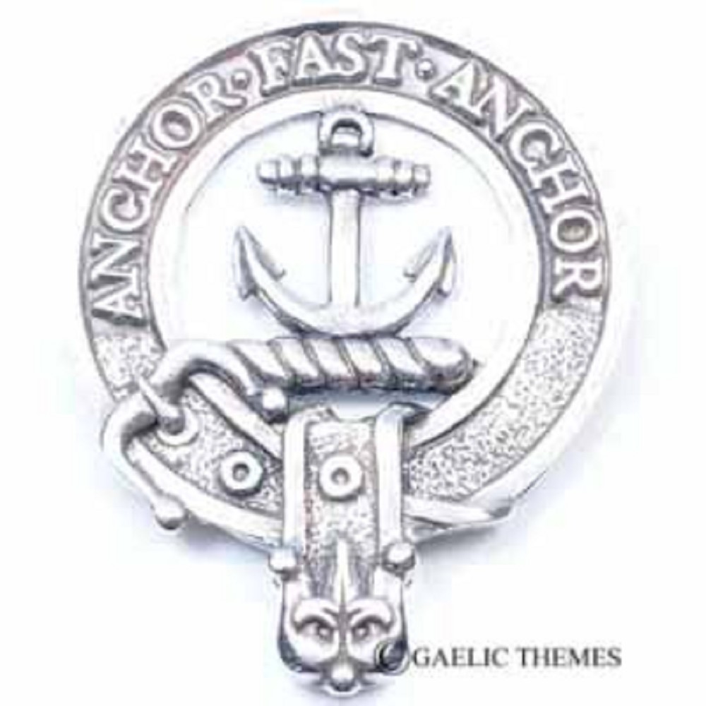 Cap Badge, Clan Gray Cap Badge, Clan Gray
