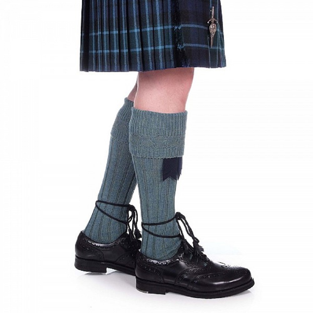 Chaussette Kilt, Bleu Lovat Chaussette Kilt, Bleu Lovat