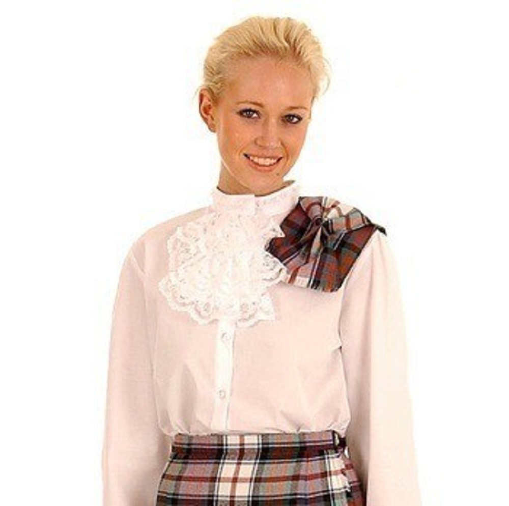 Clan Tartan Rosette-Schärpe (Sash), 100% Wolle Clan Tartan Rosette-Schärpe (Sash), 100% Wolle