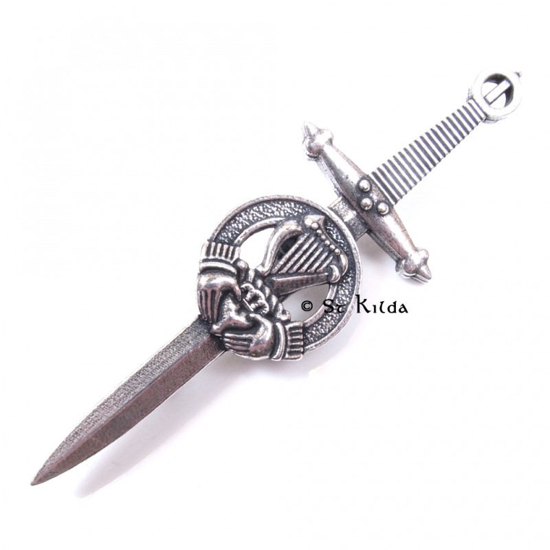 kilt Pin, Irish Harp kilt Pin, Irish Harp