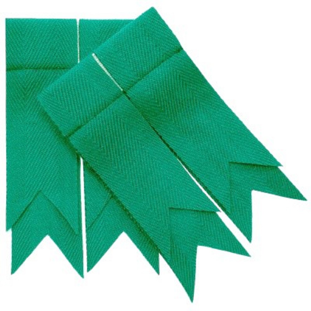Flashes for Kilt Hose, ancient green