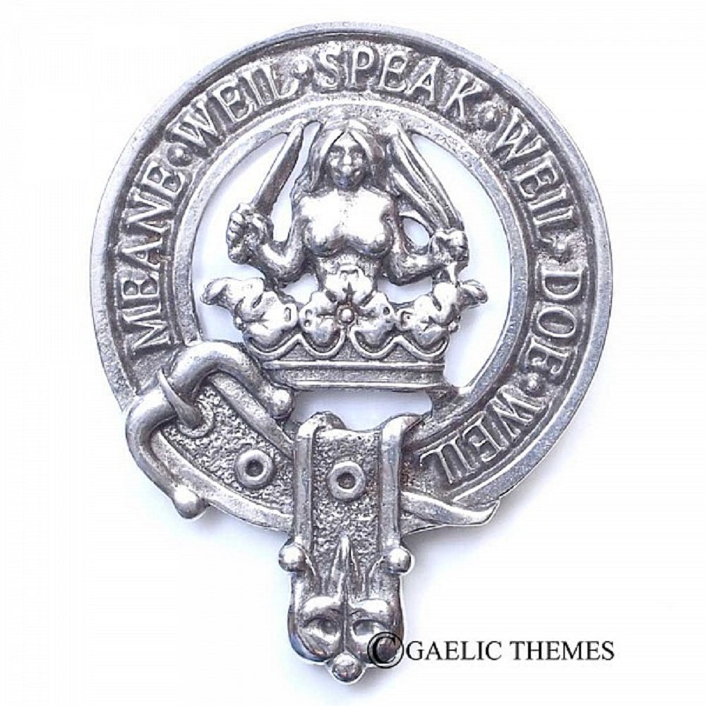 Cap Badge, Clan Urquhart Cap Badge, Clan Urquhart