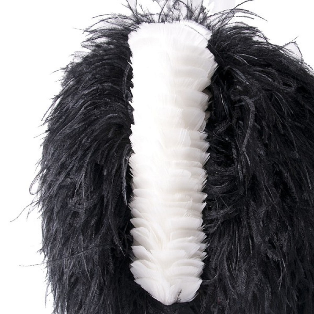 Hackle for Feather Bonnet, white