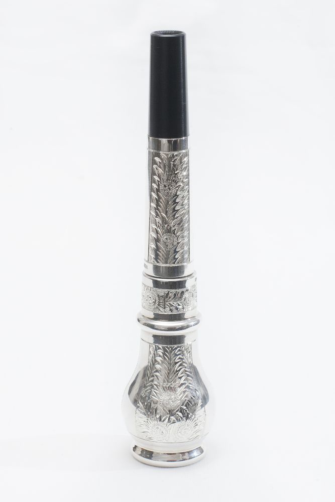 Duncan MacRae SL10 Full Silver Blackwood Bagpipe