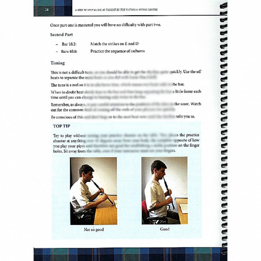 College of Piping Tutor 3, anglais