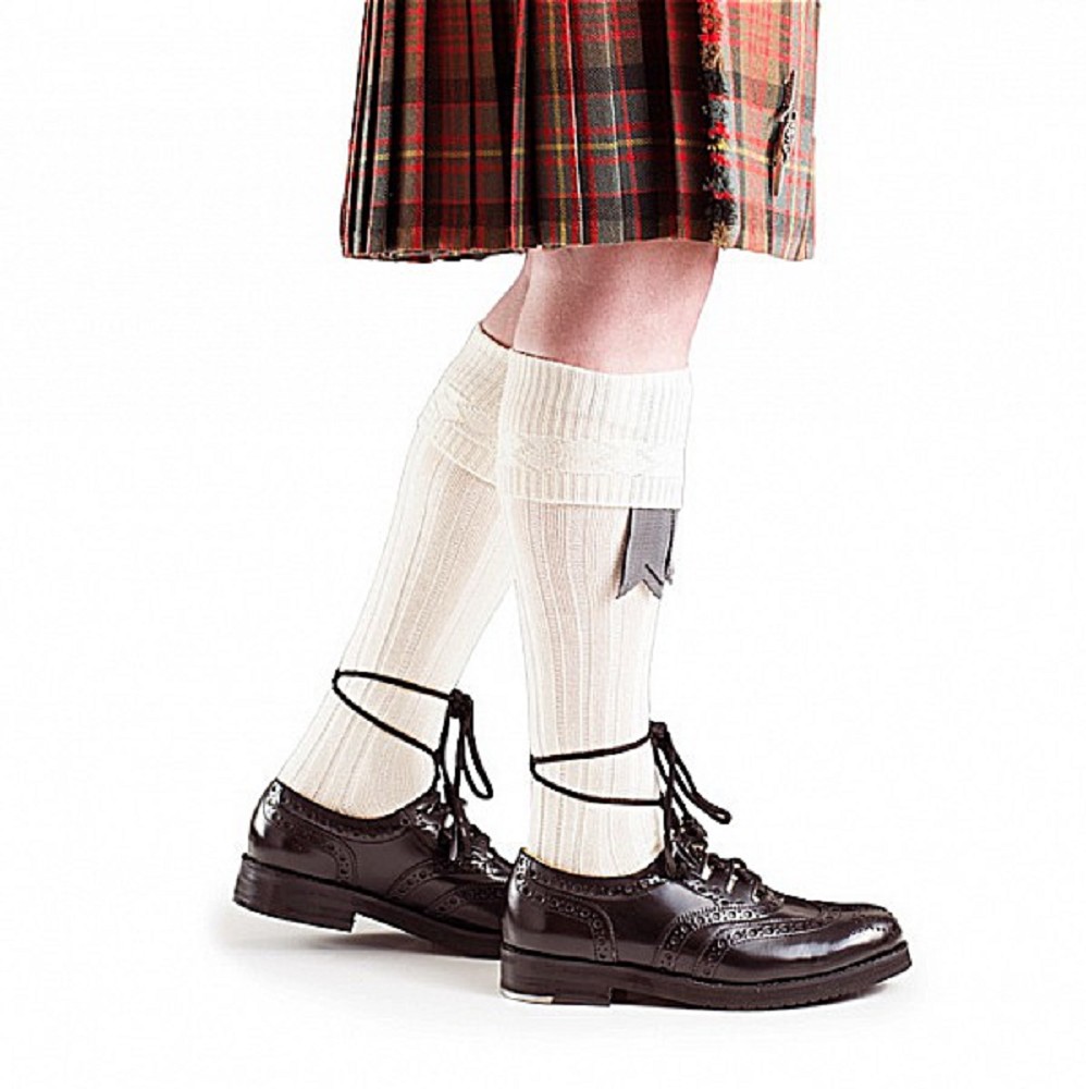 Chaussette Kilt, ecru Chaussette Kilt, ecru