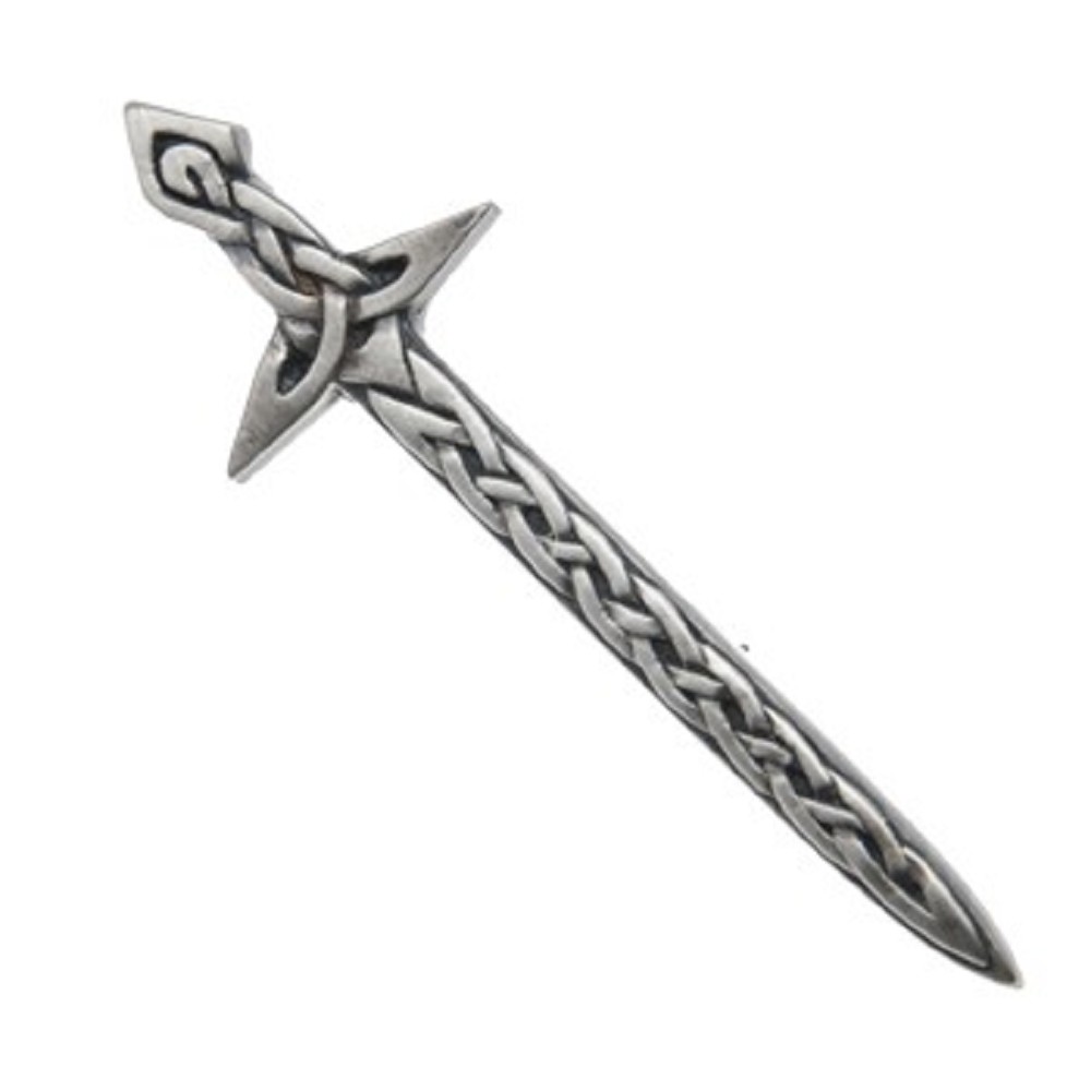 Full Celtic Sword Kilt Pin Full Celtic Sword Kilt Pin