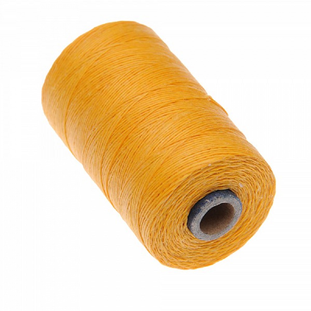 Fil jaune, poissé, 50g Fil jaune, poissé, 50g