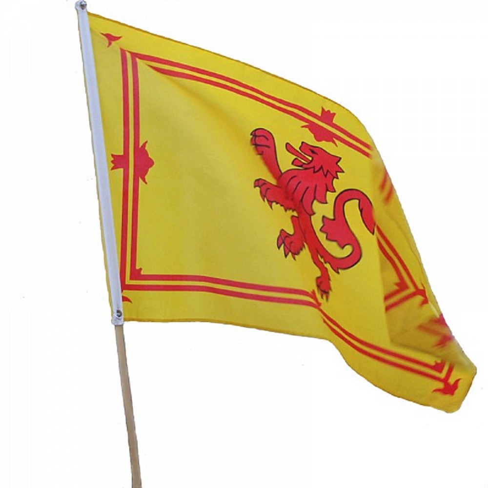 Scottish Rampant Lion Flag , 8“ x 5“  (250 cm x 150 cm)