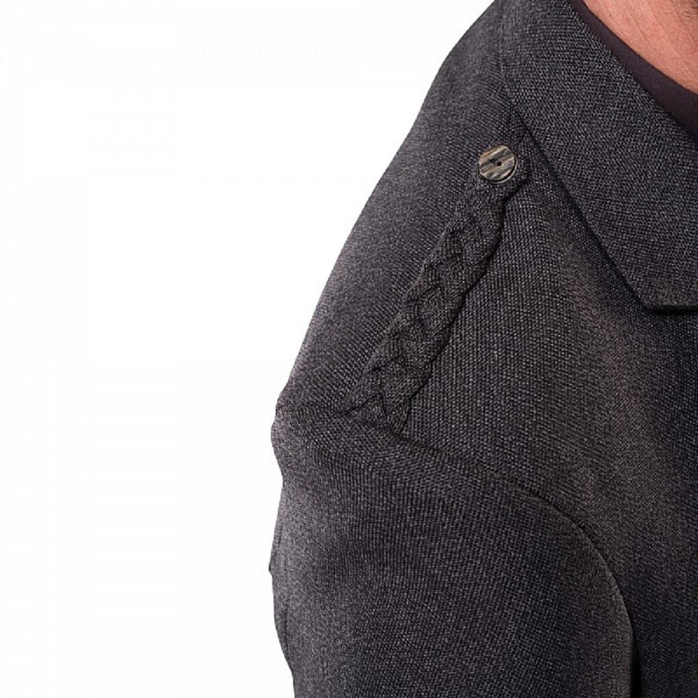 Charcoal Arrochar Tweed Jacke und Weste - UK 36 L (EU 46 long) 