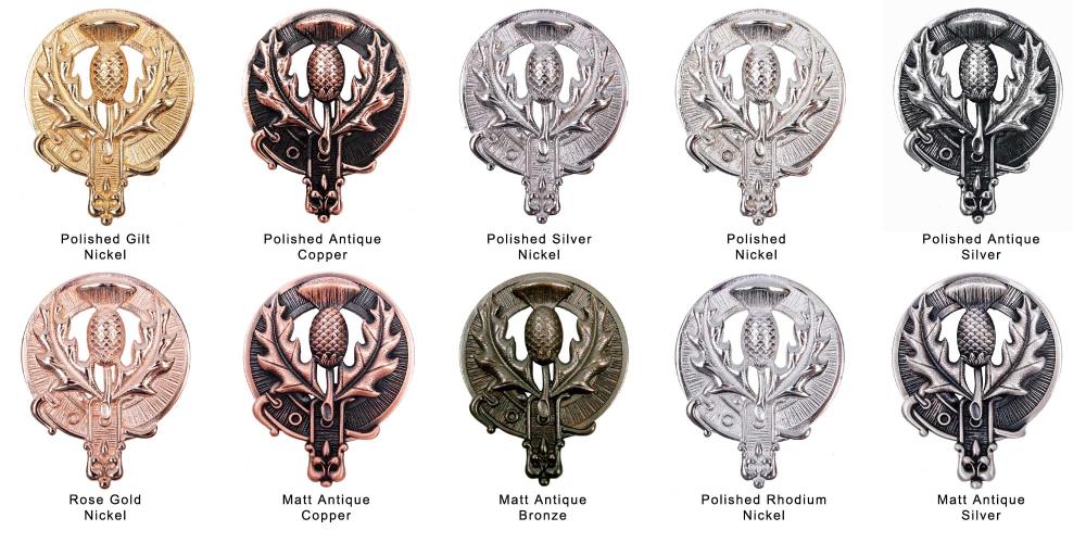 Clan Crest Cap Badge SPECIAL Clan Crest Cap Badge SPECIAL