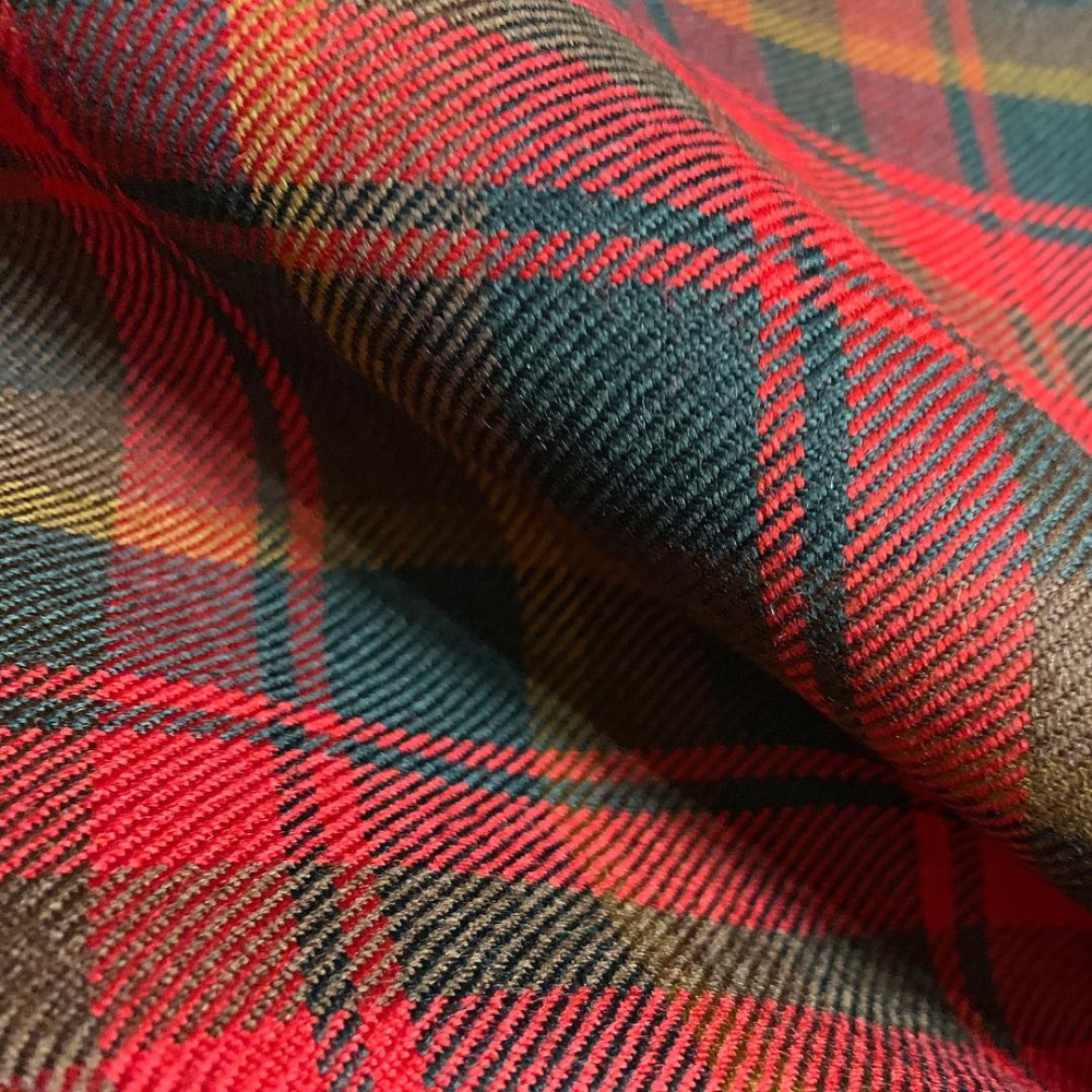 House of Edgar Heavyweight Tartan Fabric House of Edgar Heavyweight Tartan Fabric