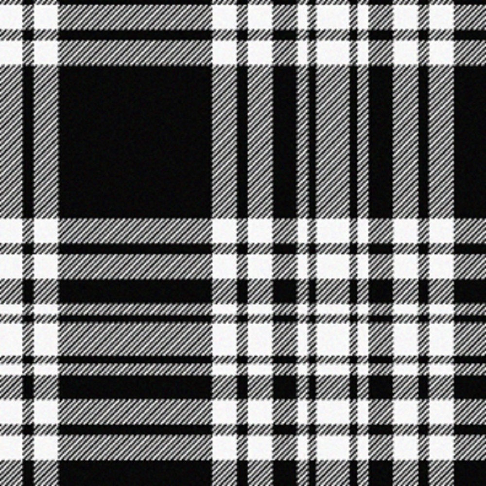Menzies Black/White Modern Strathmore Lightweight Stoff Menzies Black/White Modern Strathmore Lightweight Stoff