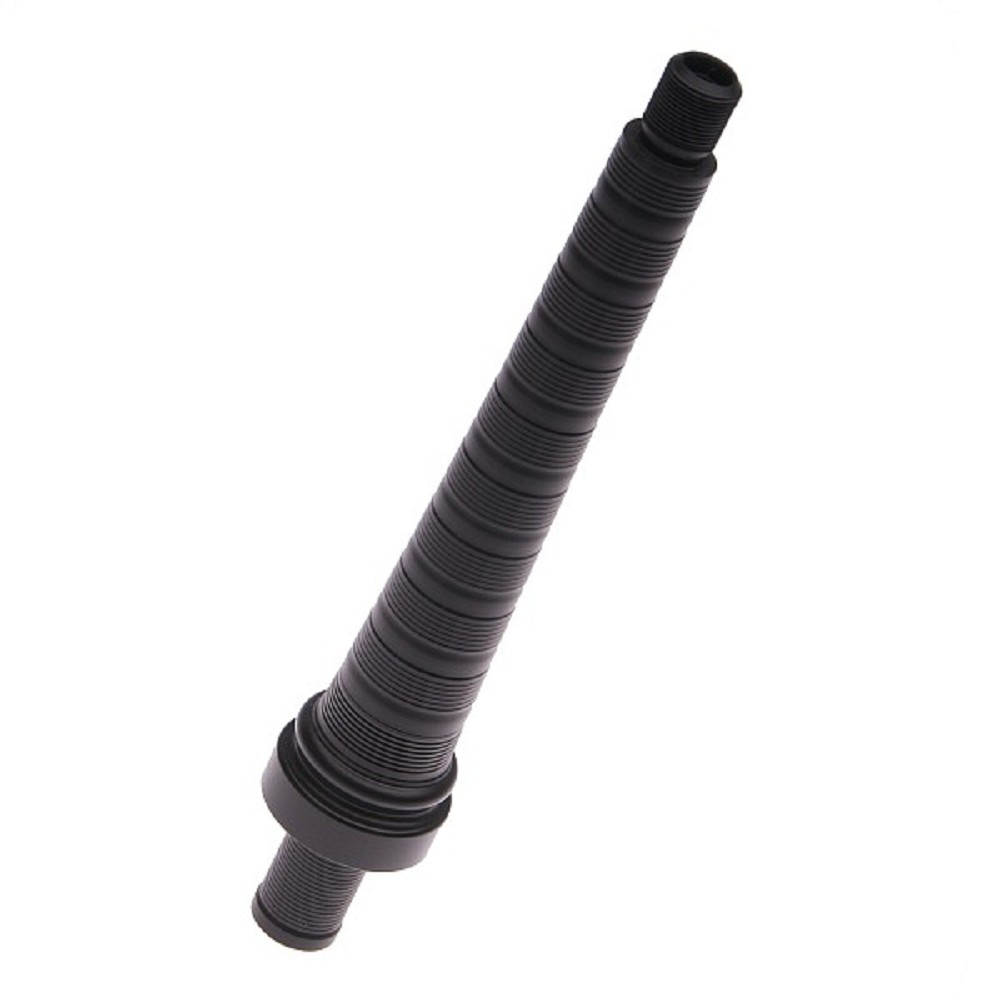 McCallum Large Bore Plastic Blowpipe. black. 6.25" (16 cm)