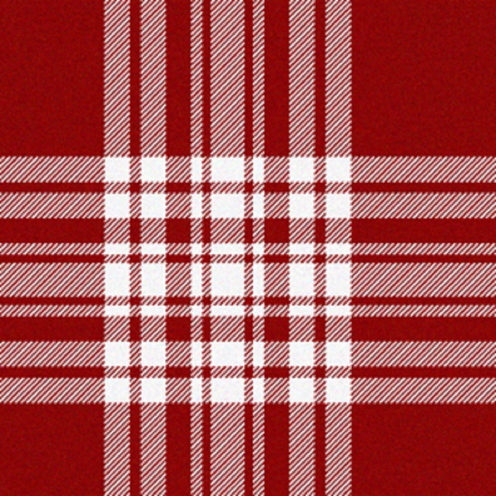Menzies Red/White Dress Modern Strathmore Lightweight Stoff Menzies Red/White Dress Modern Strathmore Lightweight Stoff