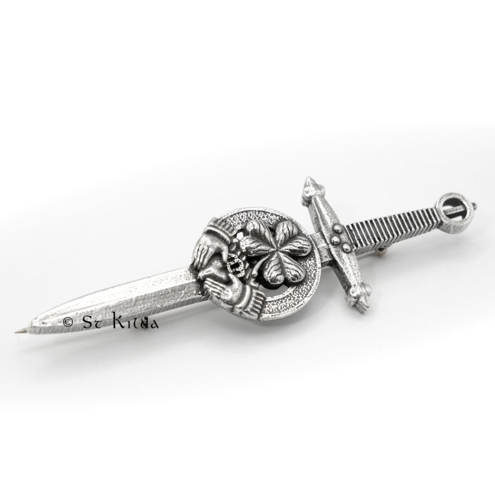 Shamrock Kilt Pin