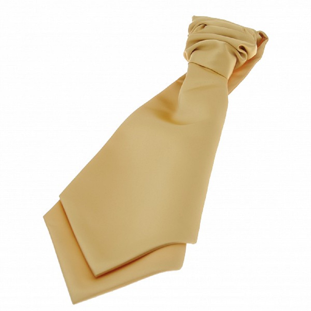 Cravate en satin (pré-lié), Or Cravate en satin (pré-lié), Or