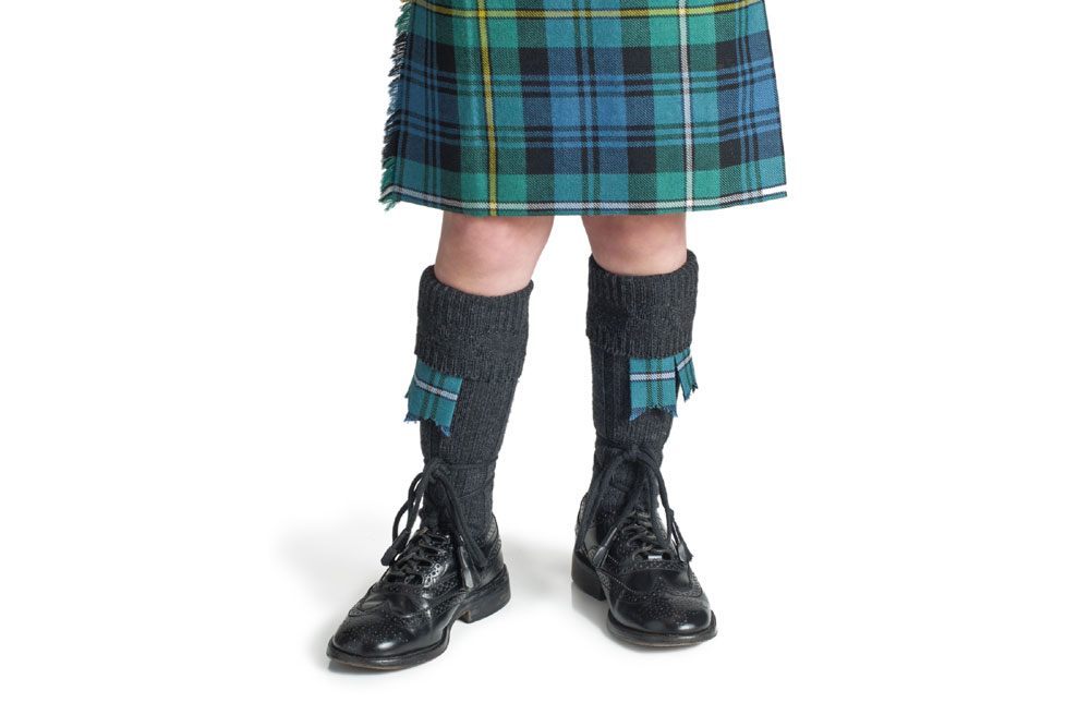 Chaussette Kilt standard Enfant  Couleur Ecru - SM