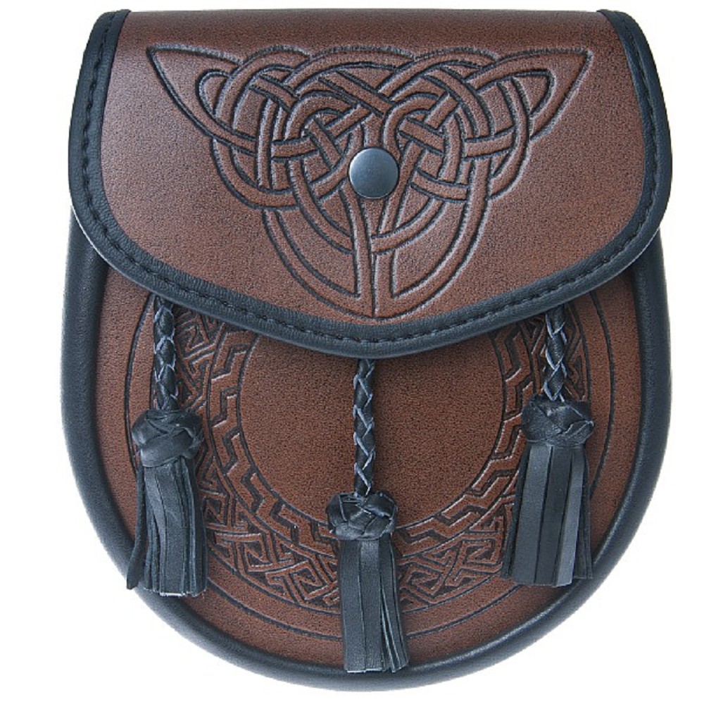 Leather Day Sporran SDY11BR Leather Day Sporran SDY11BR
