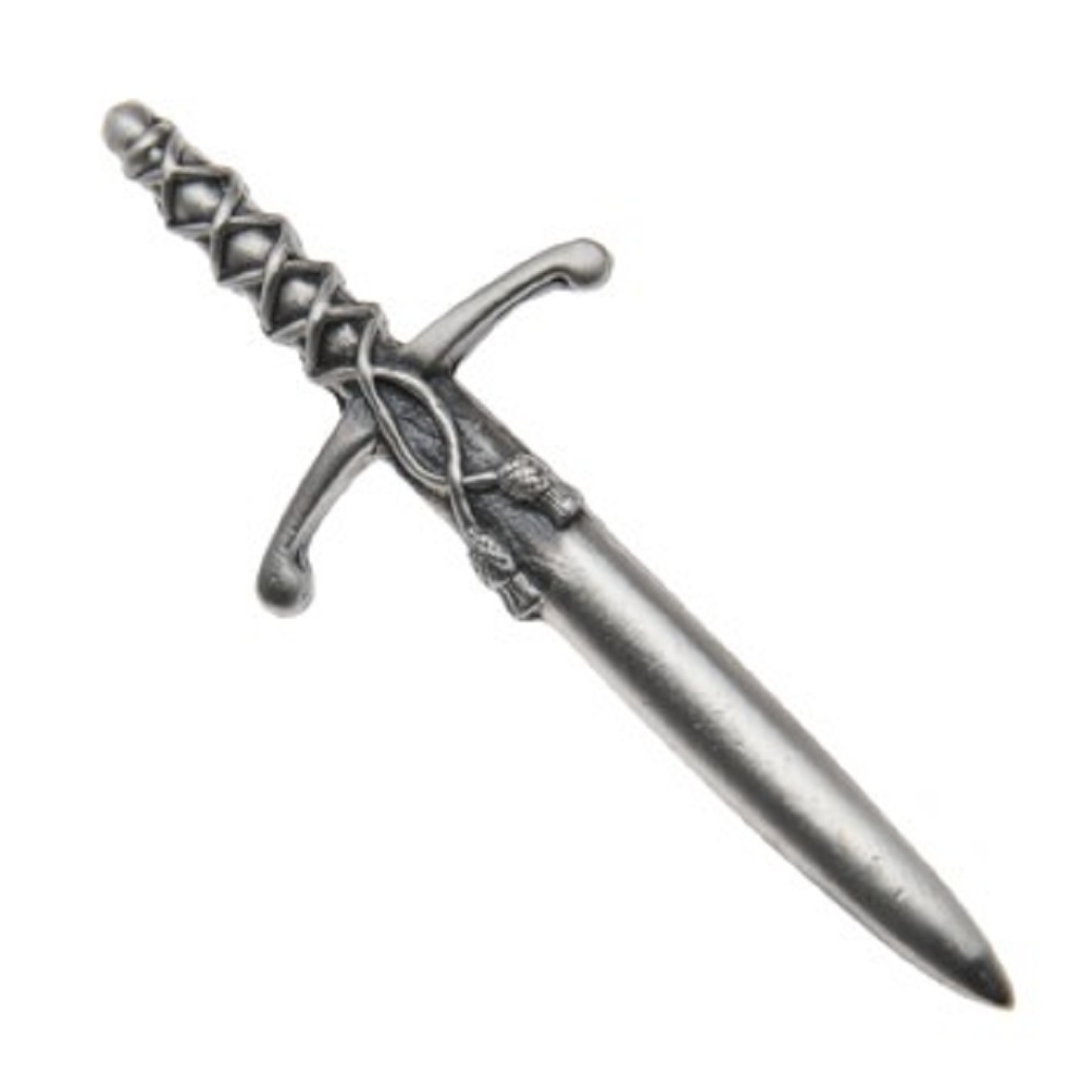 Laced Sword Kilt Pin