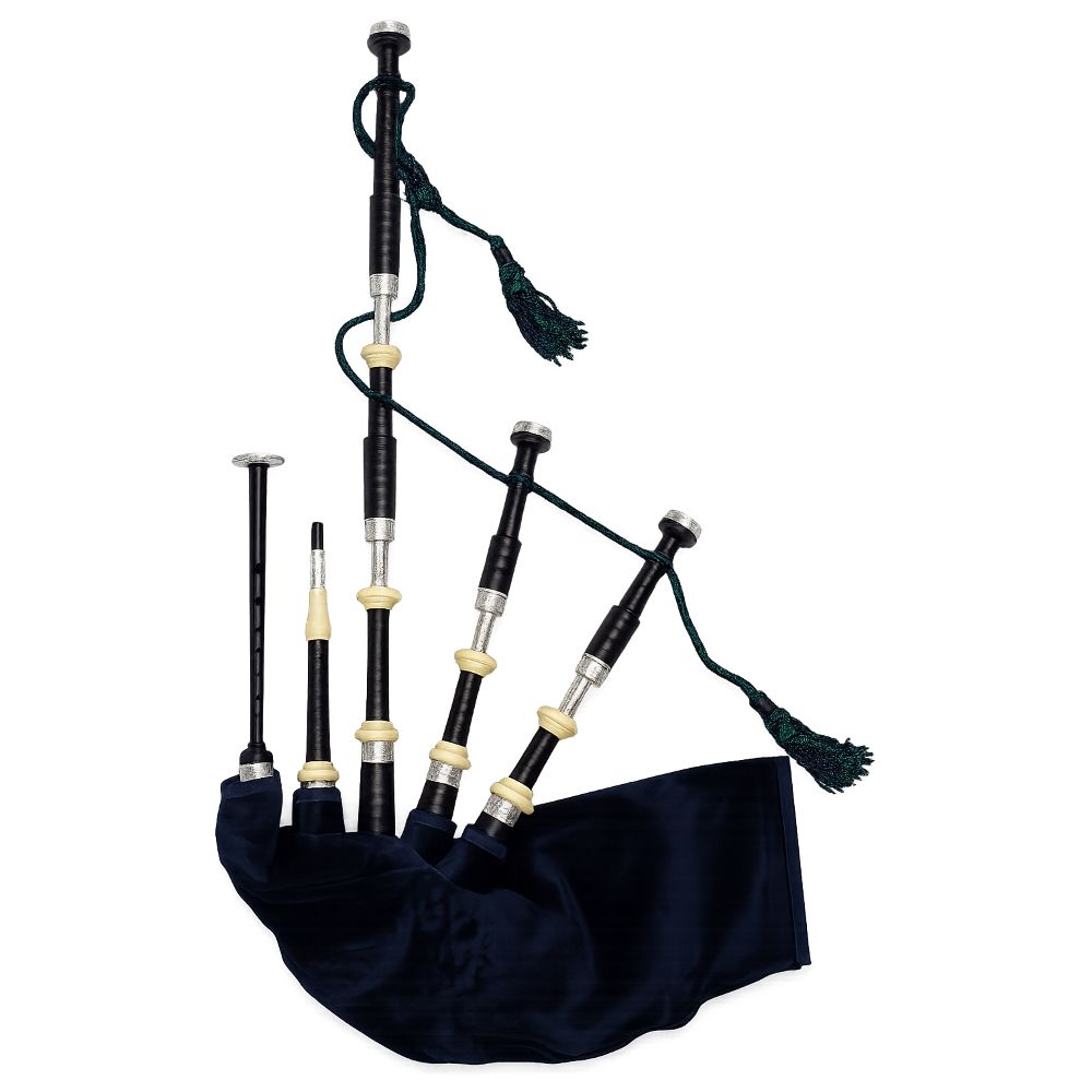 McCallum AB9-Half Silver Blackwood Bagpipe