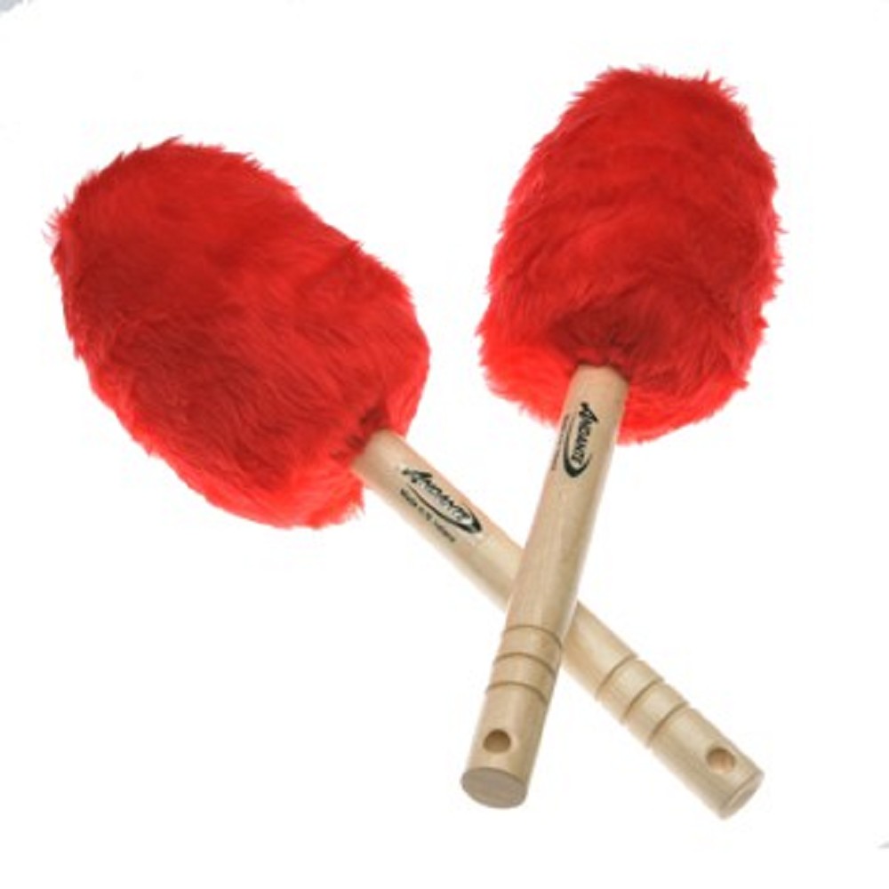 Andante Bass Mallets. Red