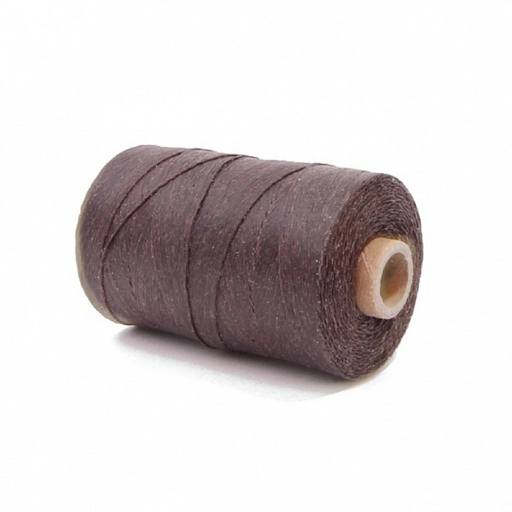 Fil Brown, poissé, 50g Fil Brown, poissé, 50g