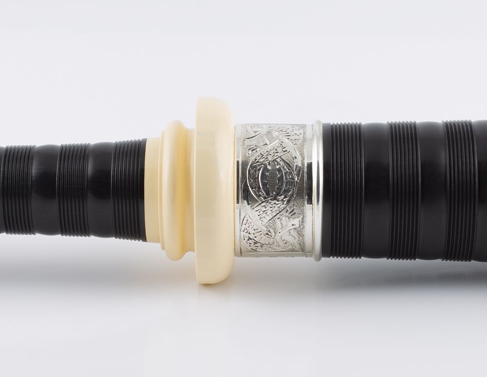 McCallum AB9-Half Silver Blackwood Bagpipe
