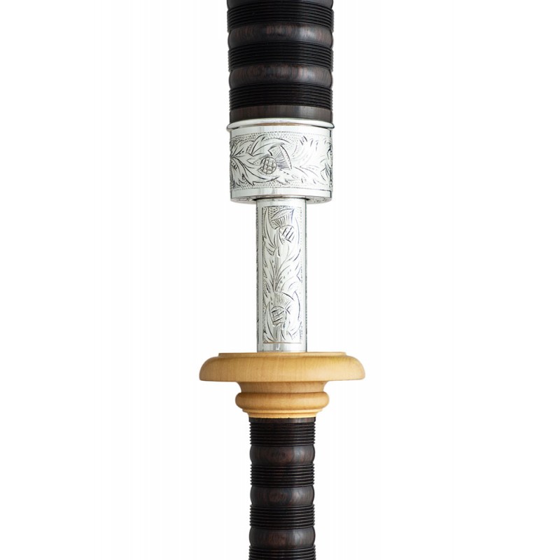 Peter Henderson Silver Heritage Blackwood Bagpipes - H-PH2HT Peter Henderson Silver Heritage Blackwood Bagpipes - H-PH2HT