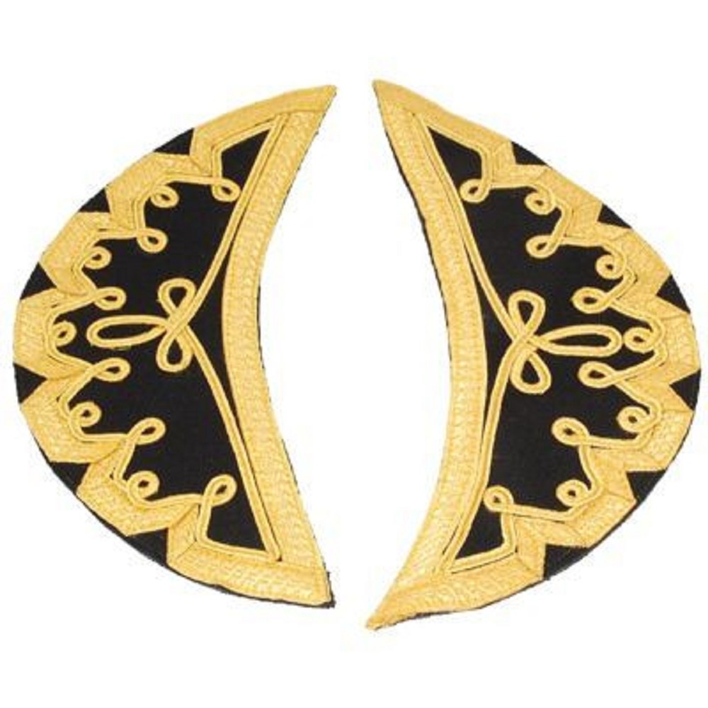 Epaulette pour GP1 Noir/Doré Epaulette pour GP1 Noir/Doré