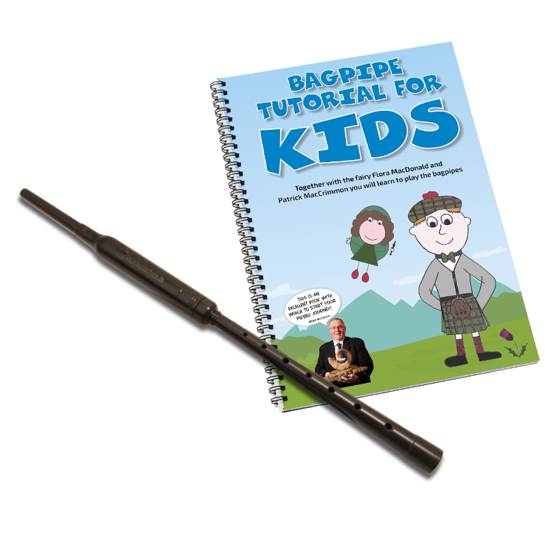 Bagpipe Beginner Set (English) for Kids up to 11 yrs