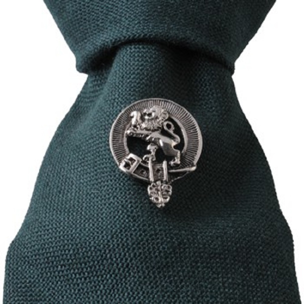 Pince à Cravate En étain Artisanal - Modèle Tête De Cerf - Fabriqué à La Main En France Par William Sturt - Longueur 6 Cm - Cadeau Chasse Ou Noces D'étain - 7