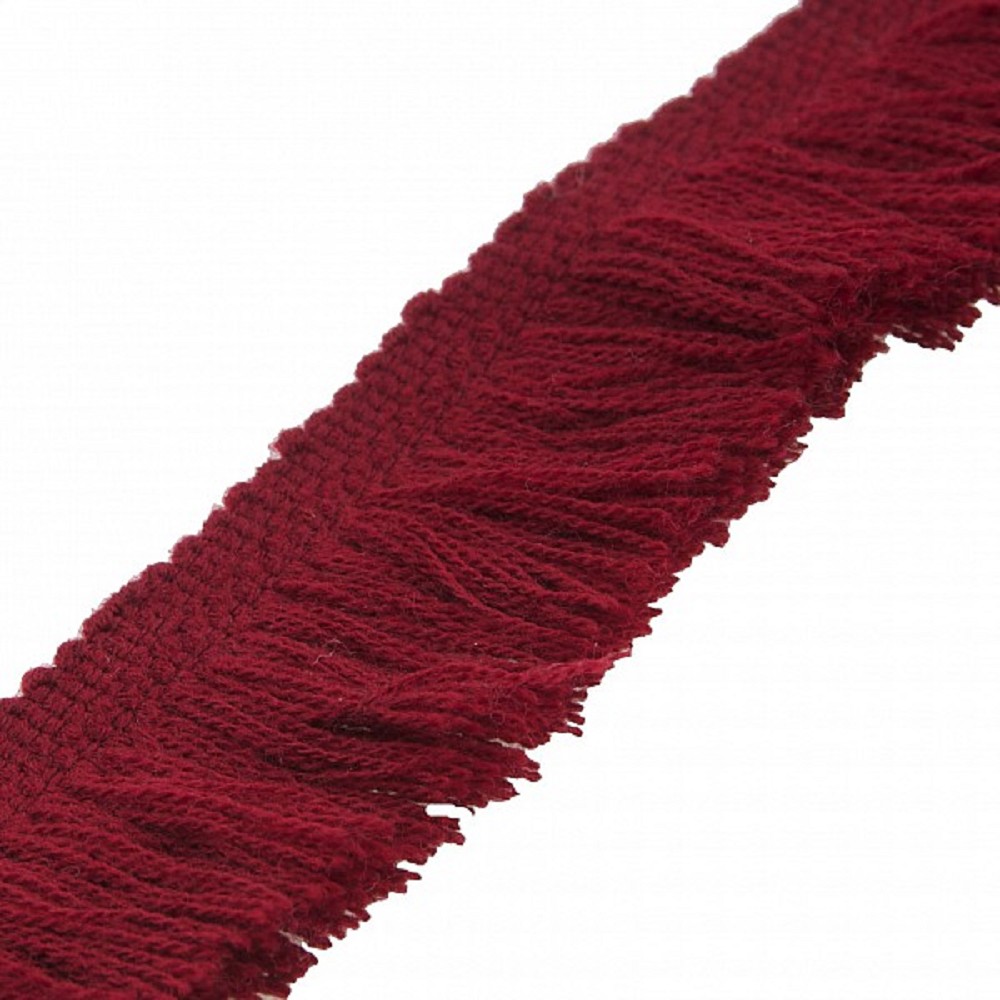 Fringing for Bagpipe Cover, Burgundy