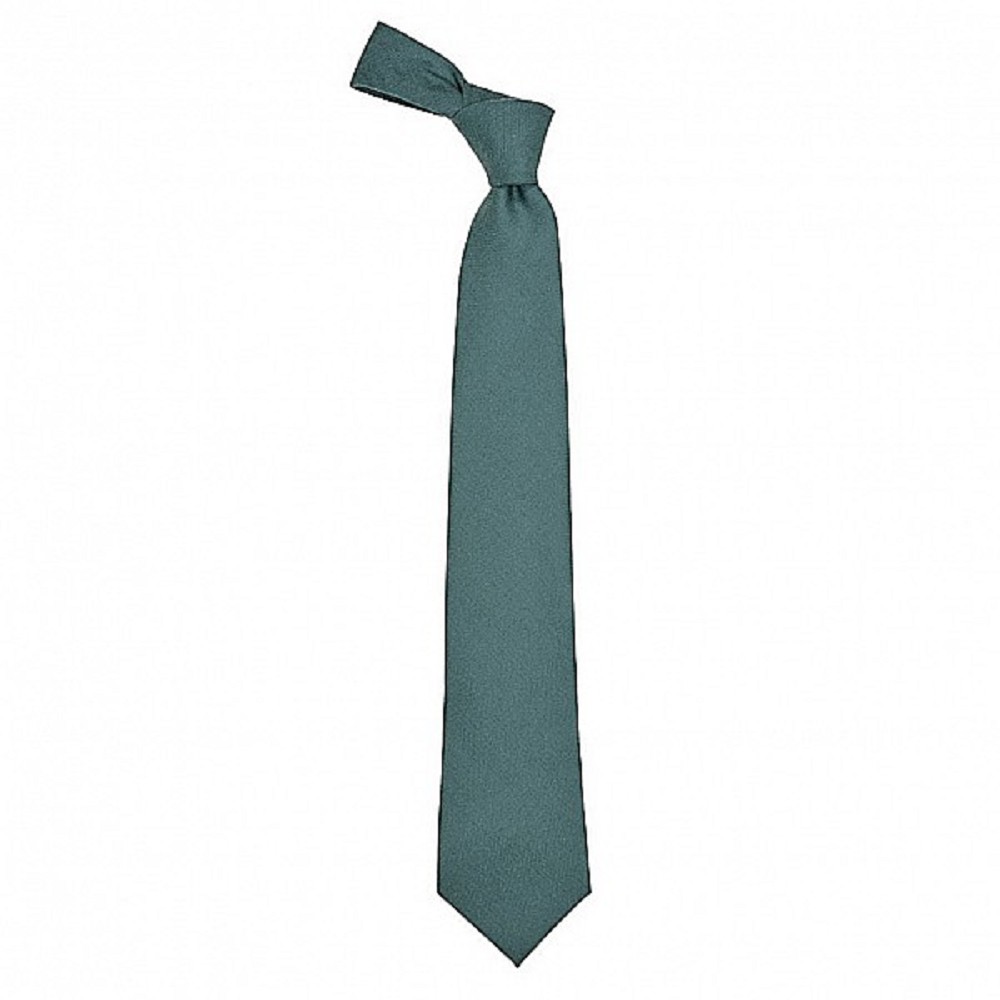 Wool Tie. Single Colour. Weathered Blue