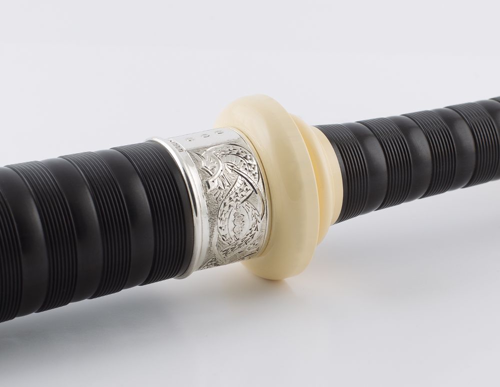 McCallum AB9-Half Silver Blackwood Bagpipe