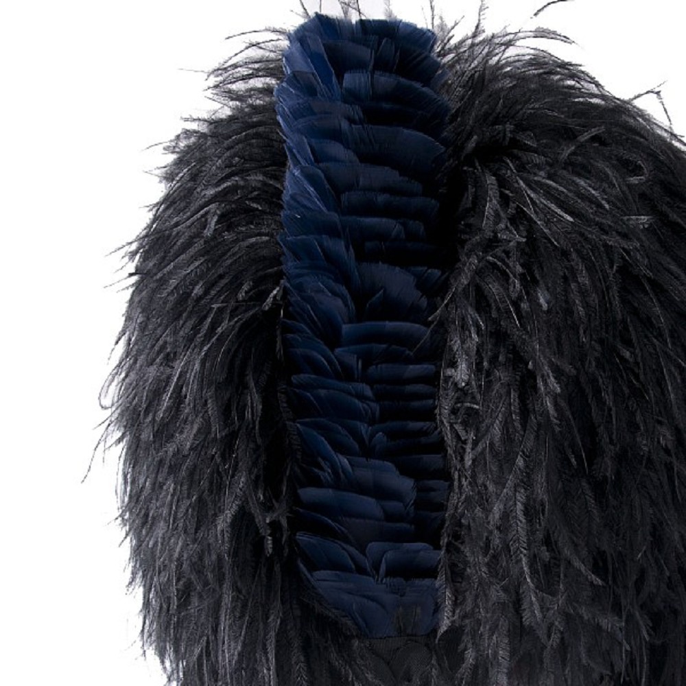 Hackle for Feather Bonnet, navy