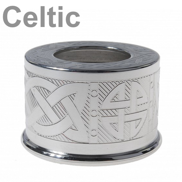 McCallum Full Alloy Engraved Blackwood Bagpipe - Celtic 