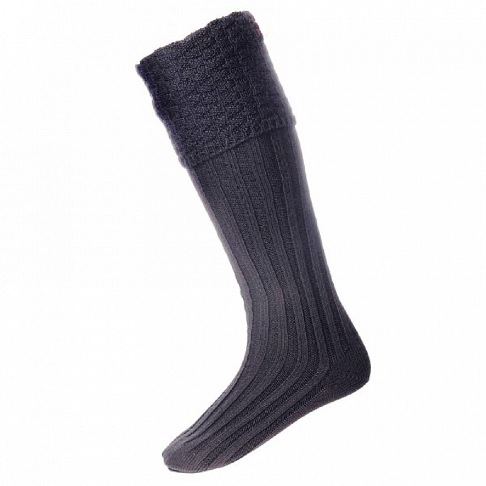 Chaussettes de Kilt Premium Extra Larges, noir - Chaussettes de Kilt Premium Extra Larges, noir -