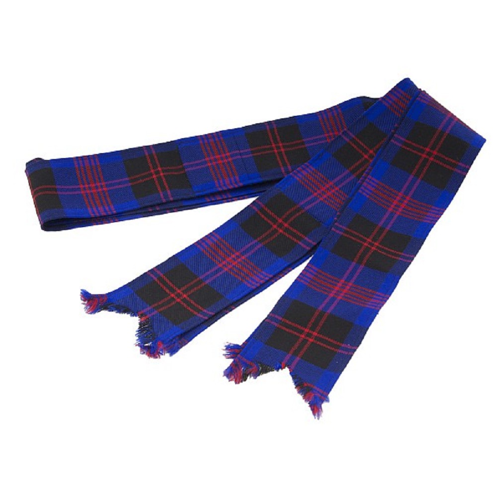 Clan Tartan Piper's Bagpipe Ribbons. Wool Clan Tartan Piper's Bagpipe Ribbons. Wool
