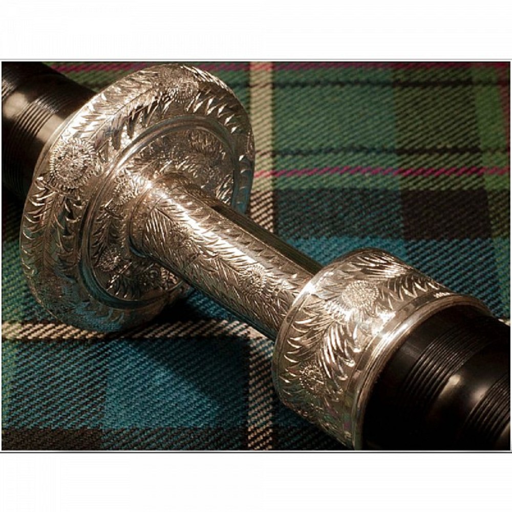 Duncan MacRae FULL ALLOY Full Alloy Blackwood Bagpipe Duncan MacRae FULL ALLOY Full Alloy Blackwood Bagpipe