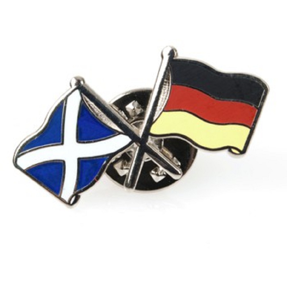 Scotland - Germany  double pin badge