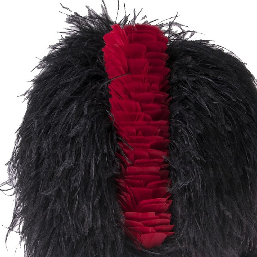 Hackle for Feather Bonnet, dark red