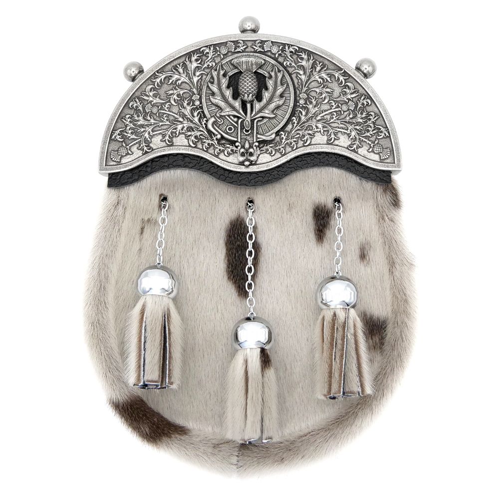 Caledonia Clan Crest Dress Sporran Caledonia Clan Crest Dress Sporran