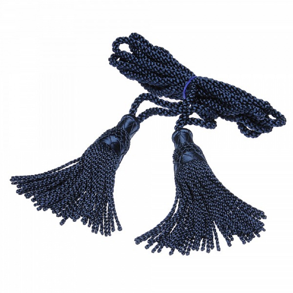 Bagpipe cords, Soie, bleu foncé Bagpipe cords, Soie, bleu foncé
