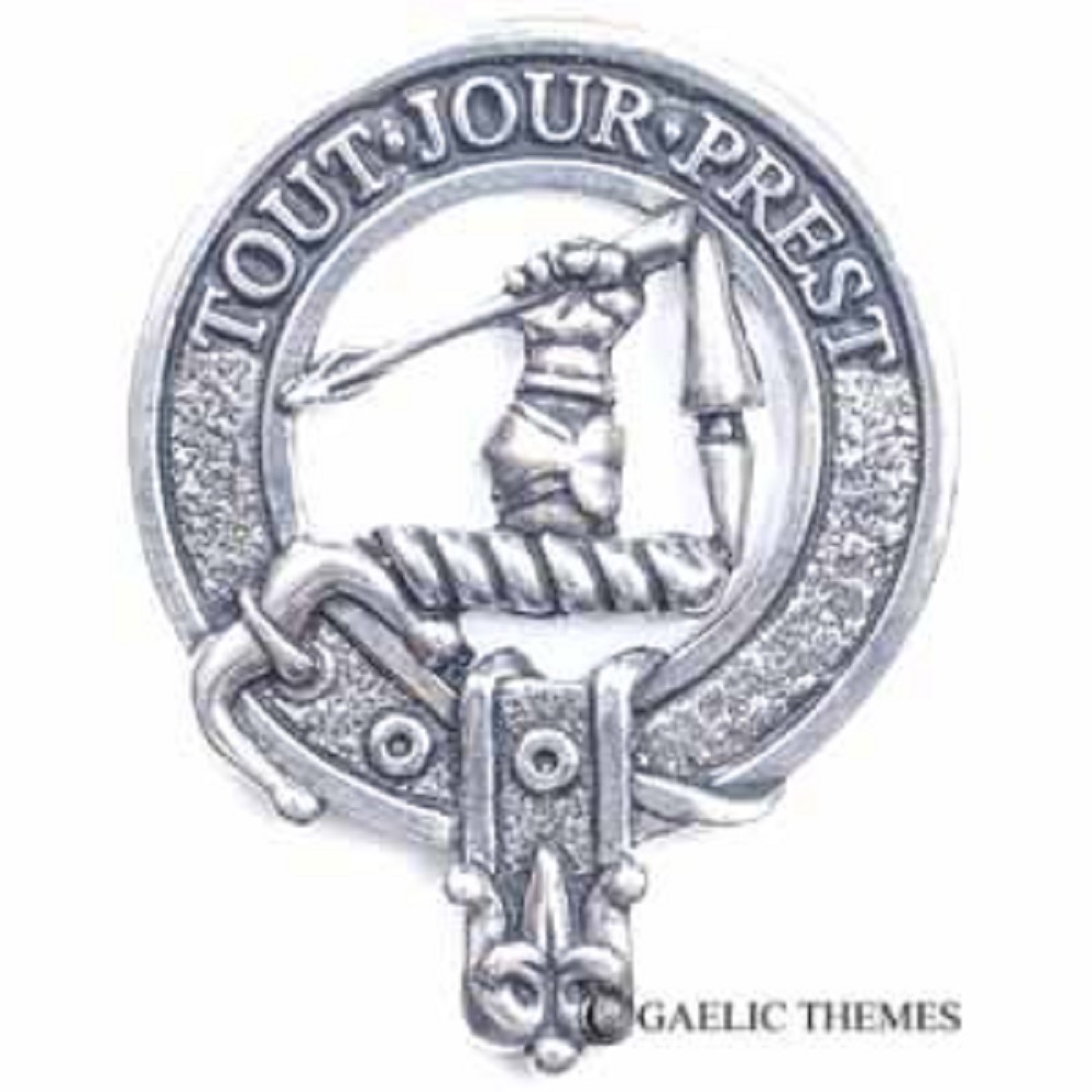Cap Badge, Clan Carmichael Cap Badge, Clan Carmichael