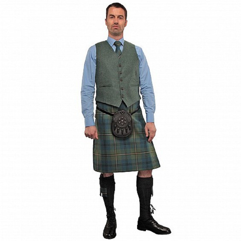 Highland Green Tweed Argyll Gilet Highland Green Tweed Argyll Gilet