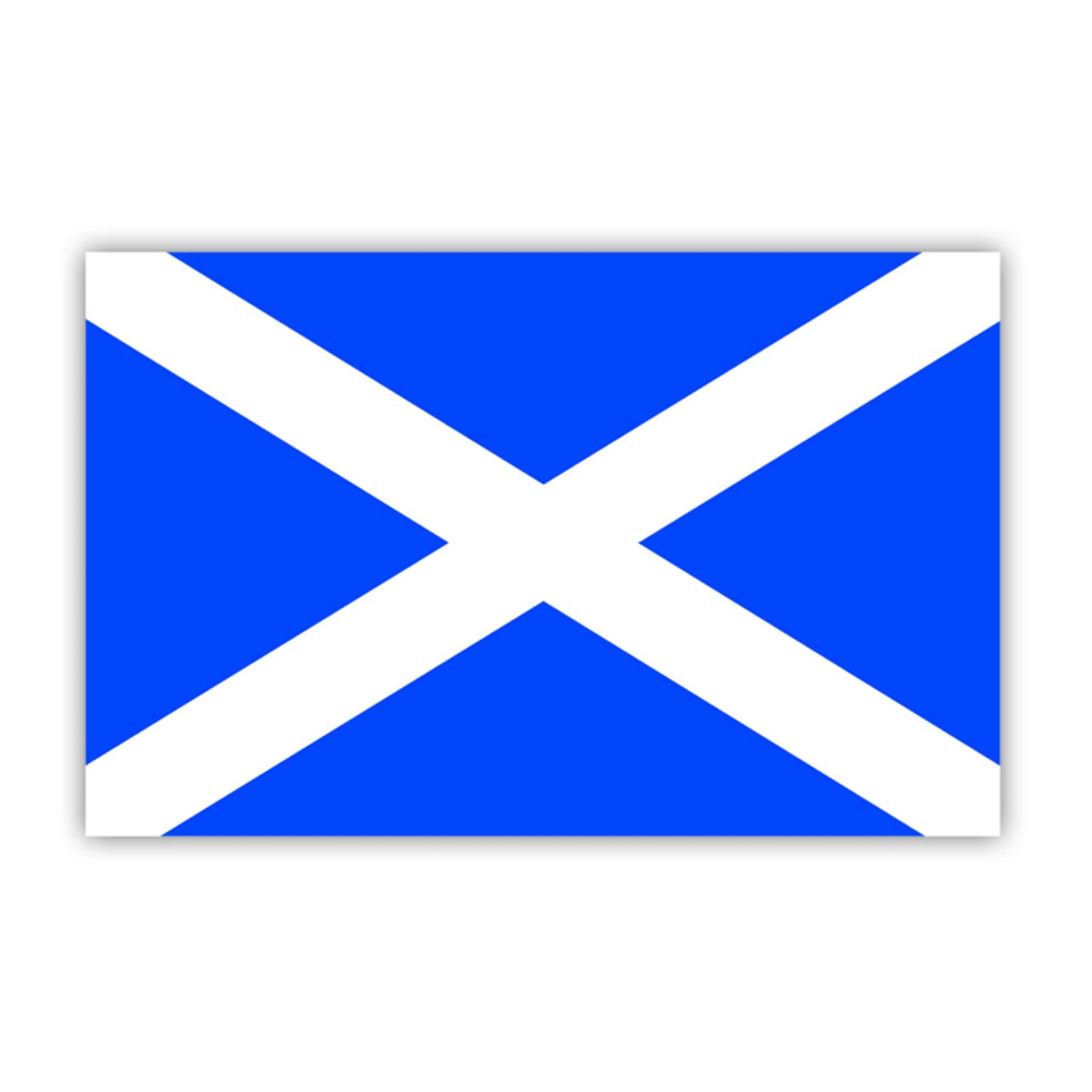 Car sticker, Scotland Saltire Car sticker, Scotland Saltire