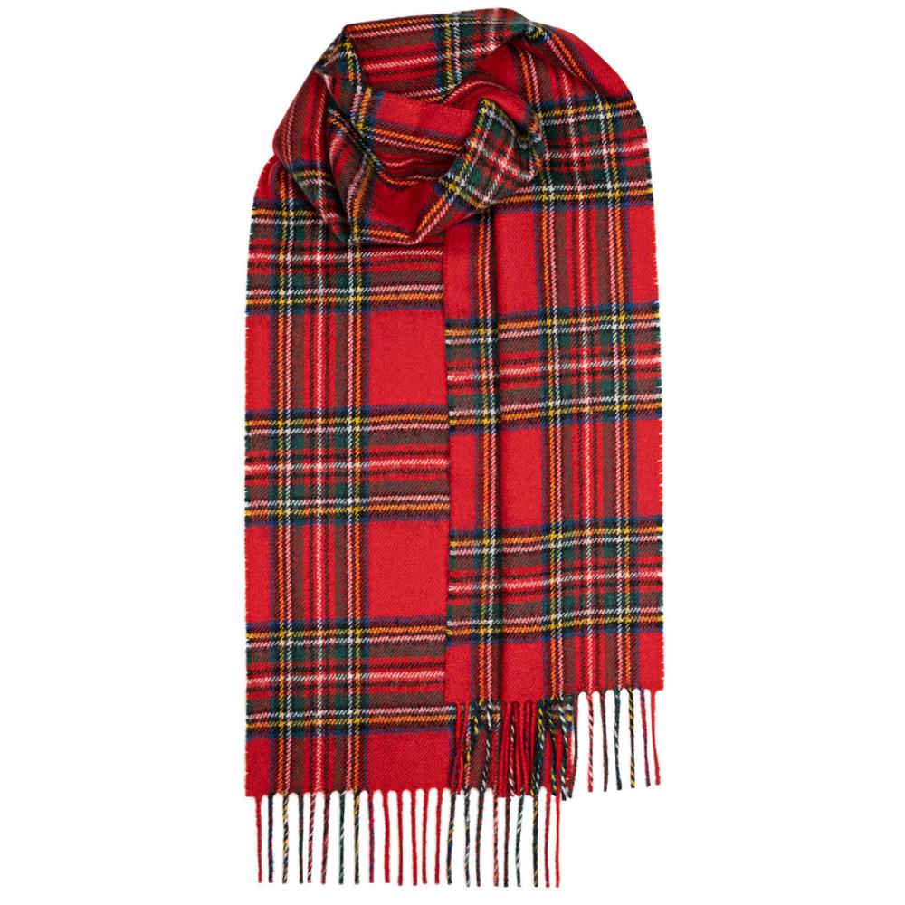 Royal Stewart Modern écharpe en laine d'agneau Royal Stewart Modern écharpe en laine d'agneau